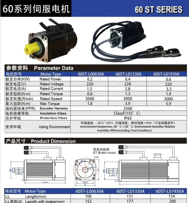 St Series Servo Motor Servomotor